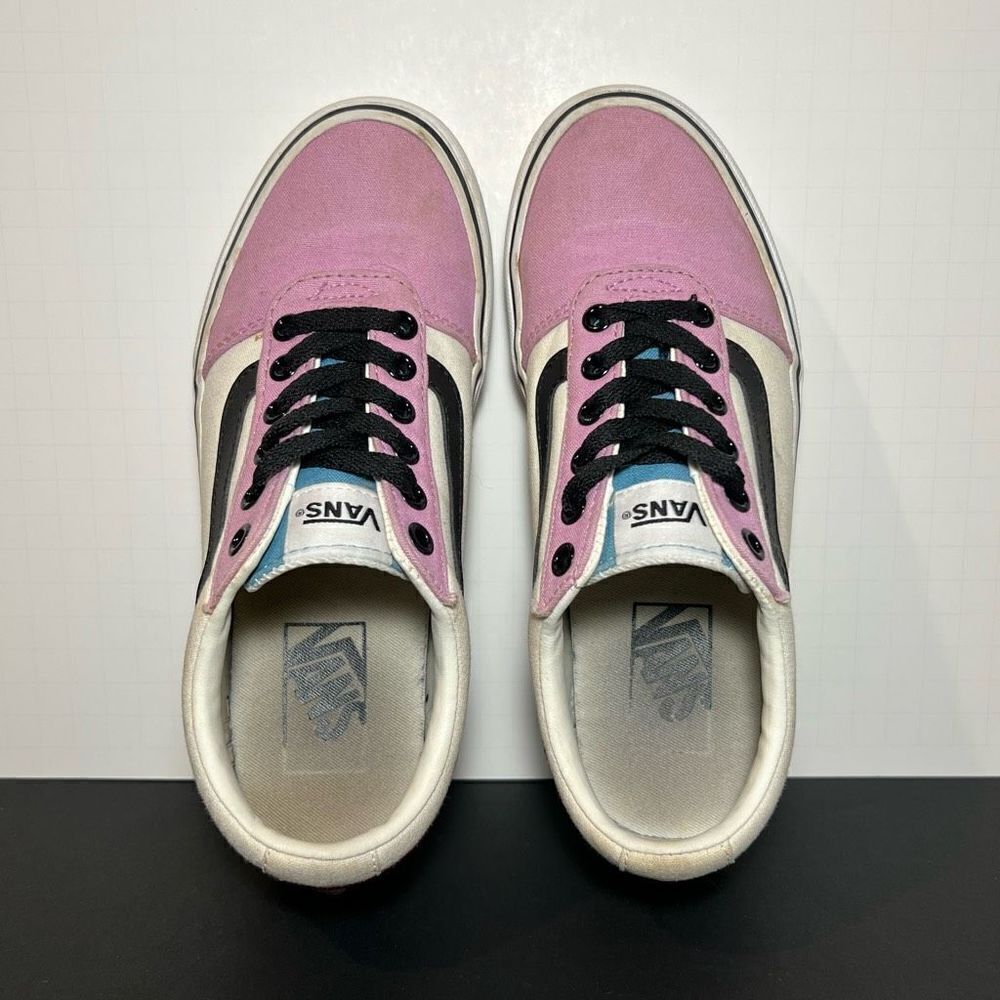 Womens VANS Old Skool Multicolored Low Top Sneakers / Size 7 - Picture 5 of 9